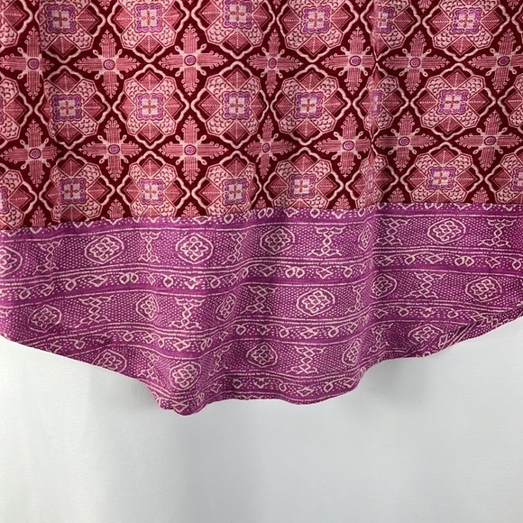 Lucky brand boho print long sleeve top Sz S - Picture 8 of 10